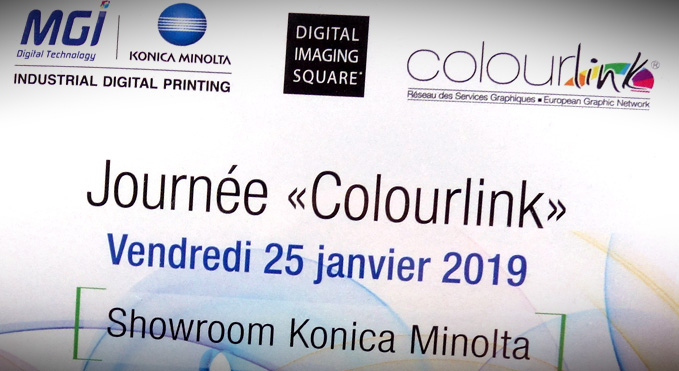 Réunion Colour Link chez Konica Minolta Paris - Vendredi 25 janvier 2019