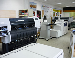 Exemple de presse numérique HP-7100 et XEROX-700